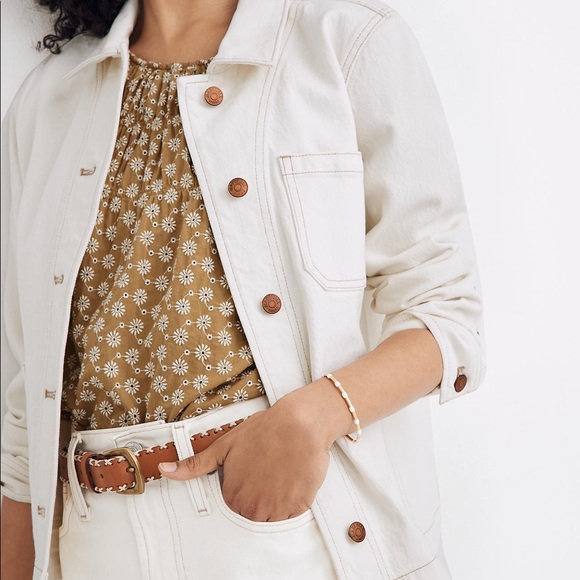 (NWOT) Denim Ashwood Chore Coat in Cloud Lining - Picture 3 of 13